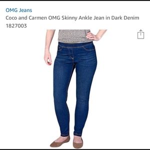 Coco and Carmen OMG Skinny Ankle Jeans Dark Denim